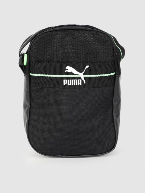 

Puma Unisex Black Mirage Compact Portable Messenger Bag
