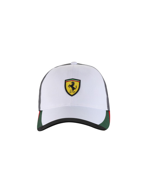 

Puma Unisex White & Black Ferrari SPTWR Mirage Baseball Cap