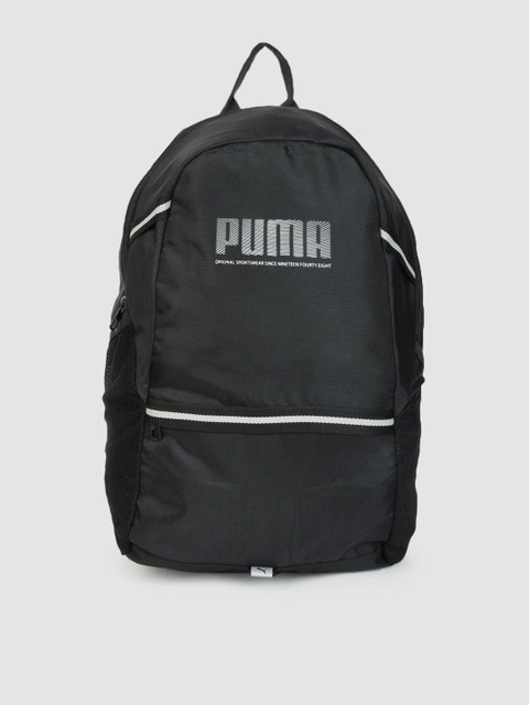 

Puma Unisex Black Brand Logo Plus Backpack