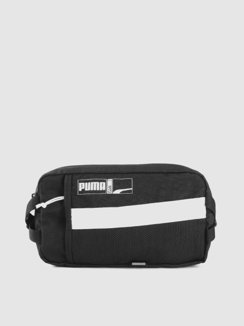 

Puma Unisex Black Woven Design Basketball Player Waist Bag