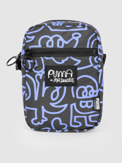 

Puma Unisex Blue MR DOODLE Portable Printed Messenger Bag