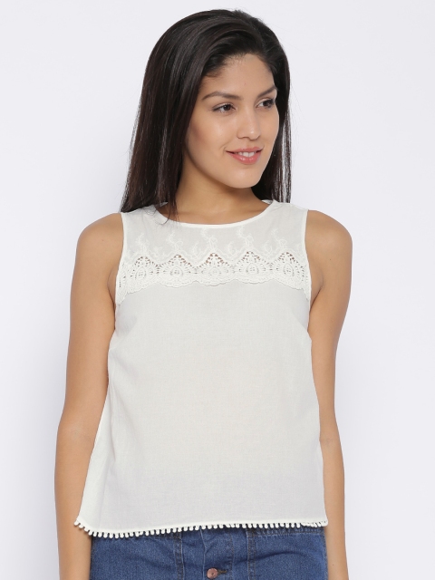 

Only White Crop Top