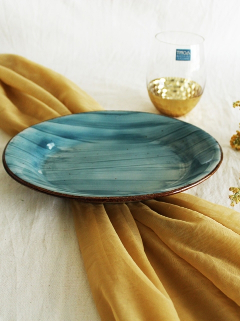 

THOA Blue Ceramic Platter