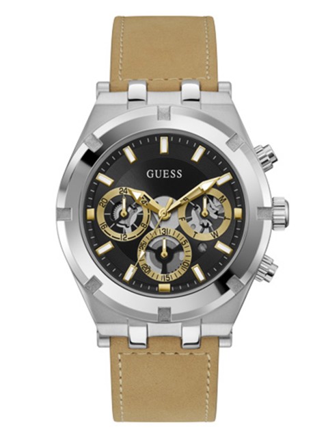 

GUESS Men Black Skeleton Analogue Watch GW0262G1