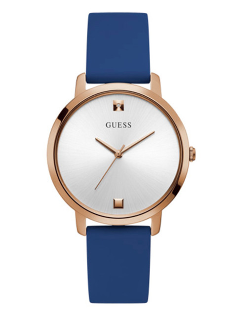 

GUESS Women White Analogue Watch GW0004L2, Silver