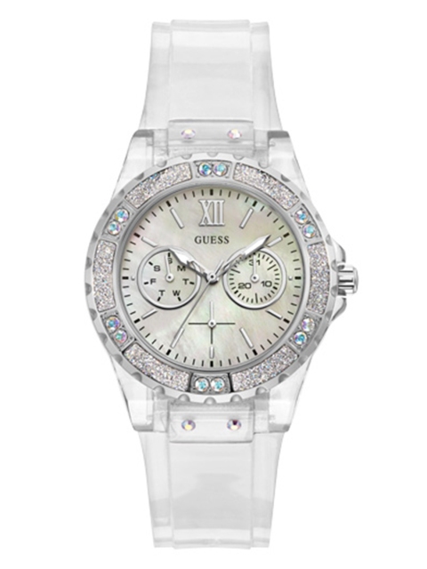 

GUESS Women White Analogue Watch GW0041L1, Off white