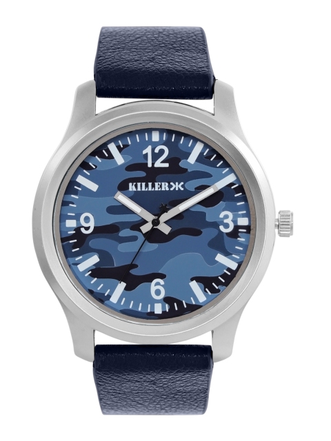 

Killer Men Blue Camouflage Print Analogue Watch KL-21C