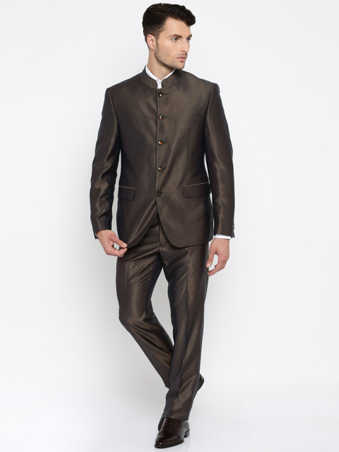 

Van Heusen Brown Slim Formal Suit