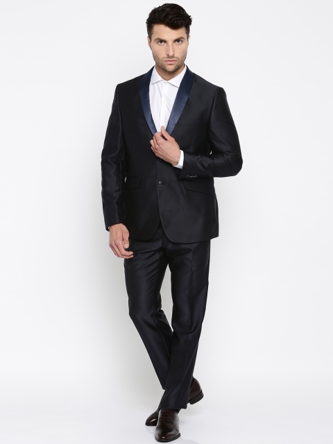 

Van Heusen Black Slim Fit Formal Suit
