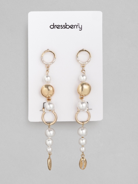 

DressBerry Set of 3 Gold-Toned Drop Earrings