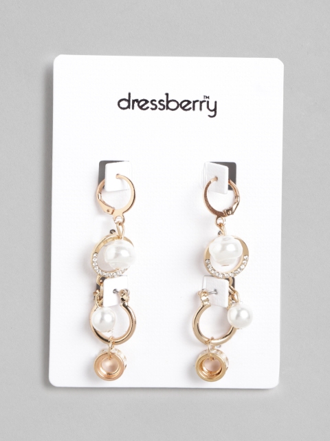 

DressBerry Set of 3 Gold-Toned Earrings