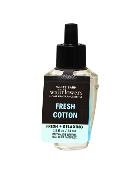 

Bath & Body Works Fresh Cotton Wallflowers Fragrance Refill 24 ml, Transparent