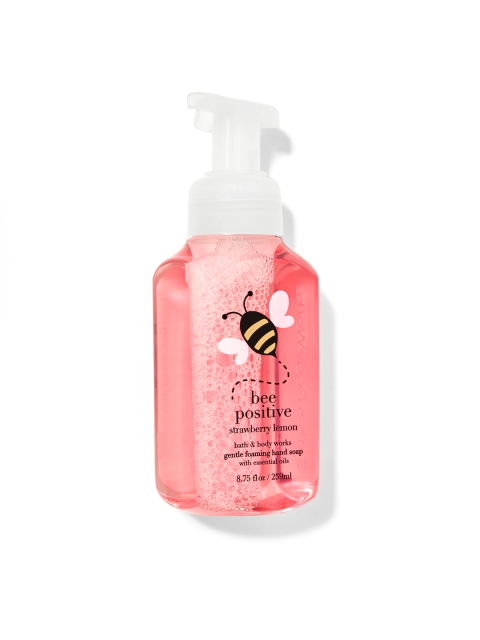 

Bath & Body Works Strawberry Lemon Gentle Foaming Hand Soap 259 ml, Pink