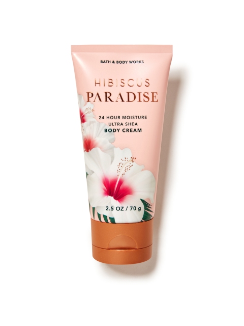 

Bath & Body Works Hibiscus Paradise Travel Size Body Cream 70 g, Pink