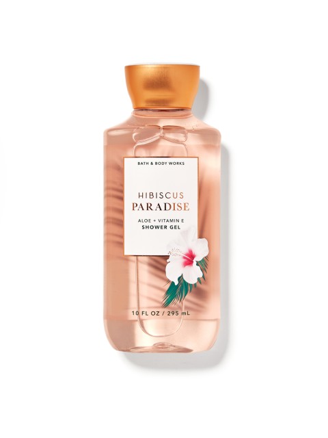 

Bath & Body Works Hibiscus Paradise Shower Gel with Vitamin E 295 ml, Peach