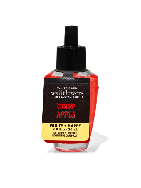 

Bath & Body Works Crisp Apple Wallflowers Home Fragrance Refill 24 ml, Red