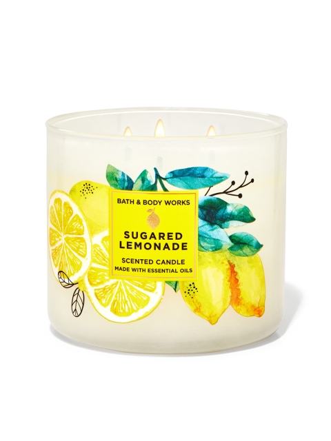 

Bath & Body Works Sugared Lemonade 3-Wick Scented Candle 411 g, Yellow