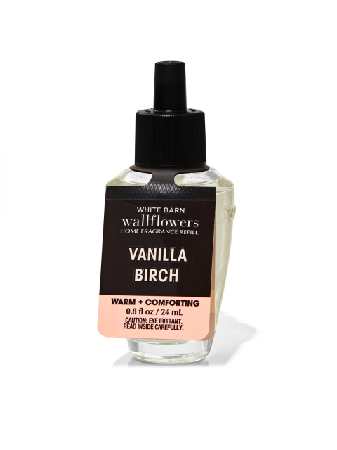 

Bath & Body Works Vanilla Birch Wallflowers Home Fragrance Refill 24 ml, Off white