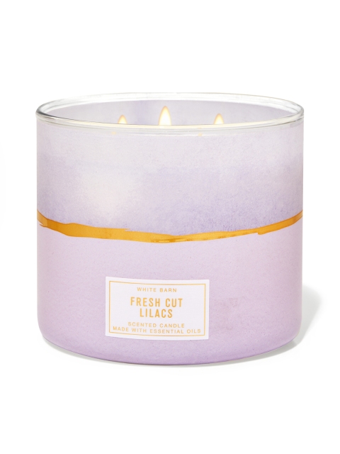 

Bath & Body Works Fresh Cut Lilacs 3-Wick Scented Candle, 411g, Lavender