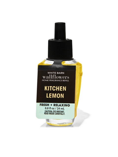 

Bath & Body Works White Barn Kitchen Lemon Wallflowers Home Fragrance Refill-24 ml, Yellow