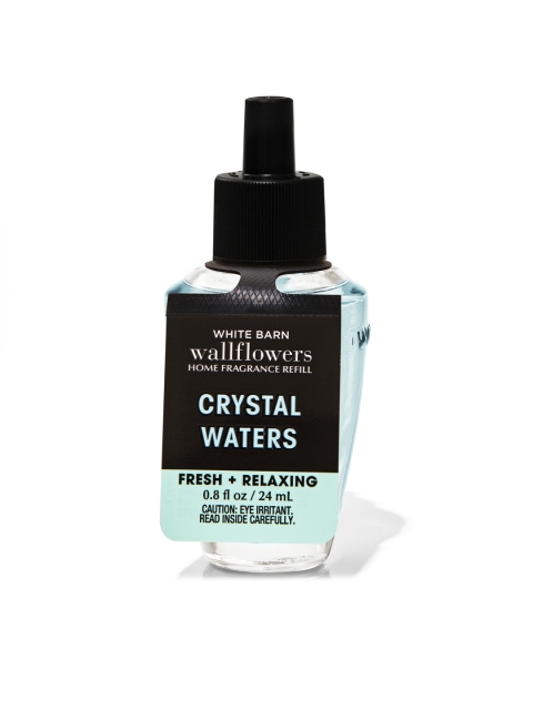 

Bath & Body Works White Barn Crystal Waters Wallflowers Home Fragrance Refill-24 ml, Blue