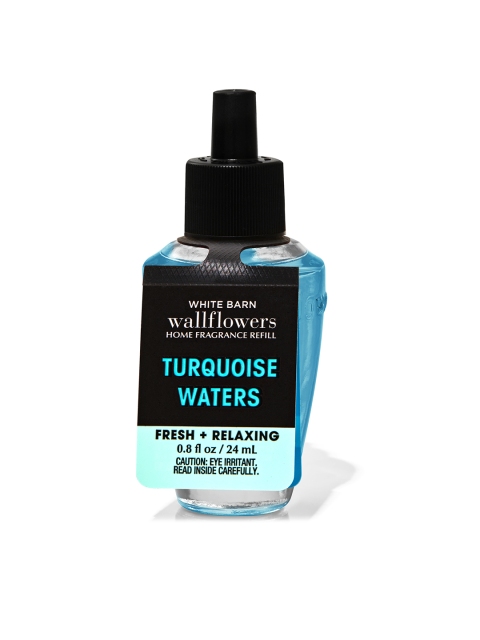 

Bath & Body Works White Barn Turquoise Waters Wallflowers Home Fragrance Refill-24 ml, Blue