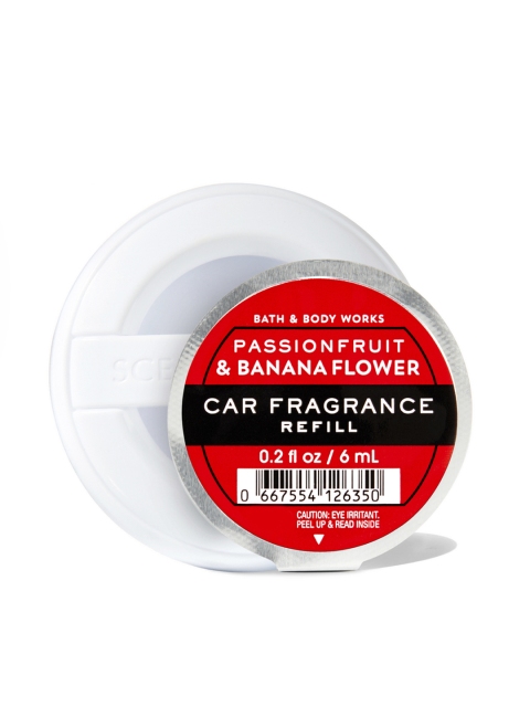 

Bath & Body Works Passionfruit & Banana Flower Car Fragrance Refill 6 ml, Red
