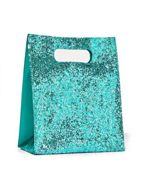 

Bath & Body Works Women Green Glitter Gift Bag