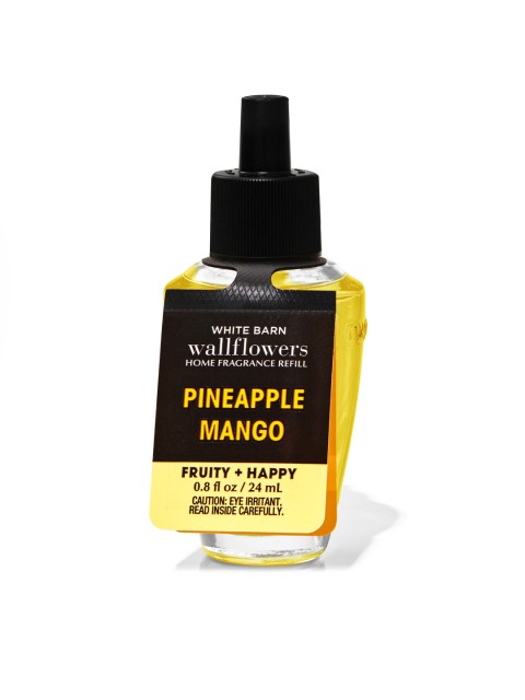 

Bath & Body Works Pineapple Mango Wallflowers Home Fragrance Refill 24 ml, Yellow