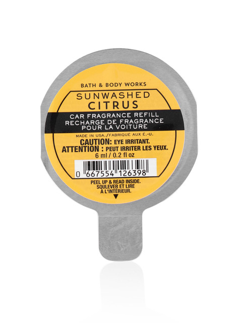 

Bath & Body Works Sun-Washed Citrus Car Fragrance Refill, Yellow