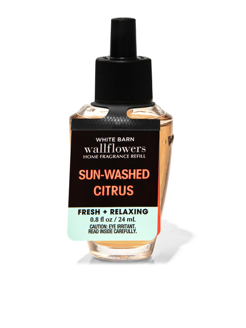 

Bath & Body Works Sun-Washed Citrus Wallflowers Home Fragrance Refill, 24 ml, Orange