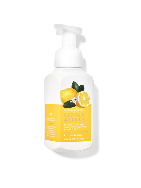 

Bath & Body Works Kitchen Lemon Gentle & Clean Foaming Hand Soap 259 ml, White