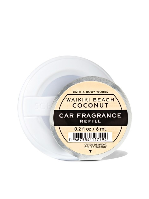 

Bath & Body Works Waikiki Beach Coconut Car Fragrance Refill 6 ml, Cream