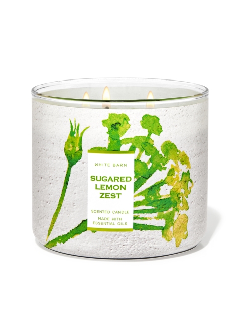 

Bath & Body Works Sugared Lemon Zest 3-Wick Scented Candle 411 g, White