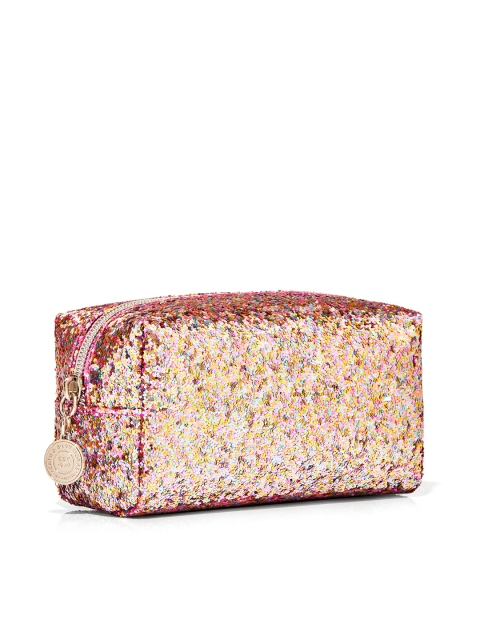 

Bath & Body Works Pink Glitter Cosmetic Pouch