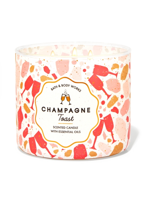 

Bath & Body Works Champagne Toast 3-Wick Scented Candle 411 g, Orange
