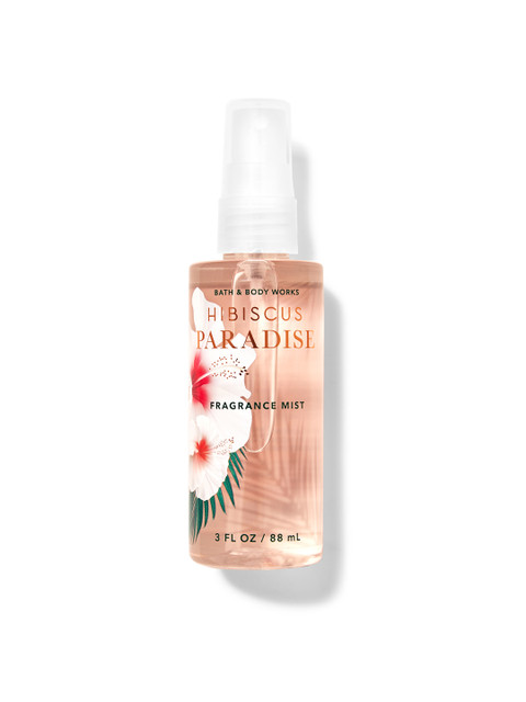 

Bath & Body Works Women Hibiscus Paradise Travel Size Fine Fragrance Mist 88 ml, Pink