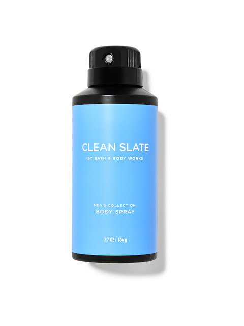 

Bath & Body Works Men Clean Slate Deodorizing Body Spray 104 g, Blue