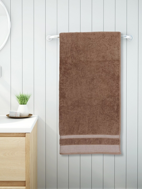 

SPACES Hygro Brown Solid 600 GSM Cotton Bath Towel