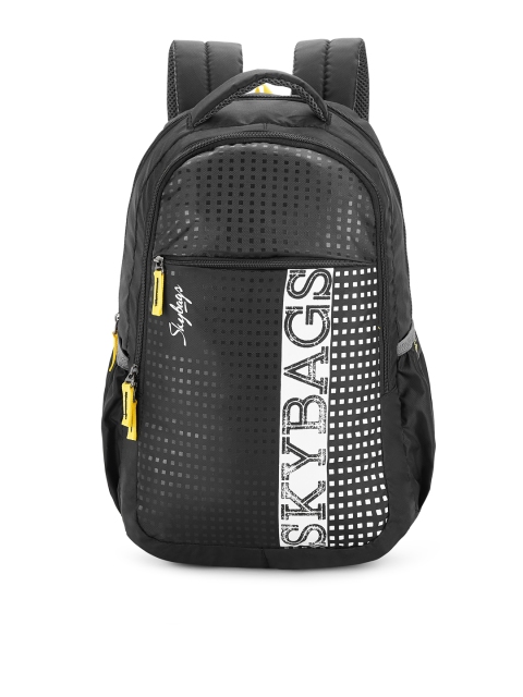 

Skybags Unisex Black RAGER 08 Printed Backpack