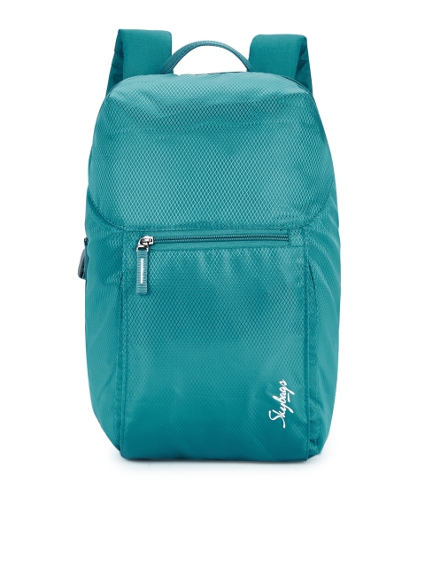 

Skybags Unisex Sea Green RAGER 02 Brand Logo Backpack