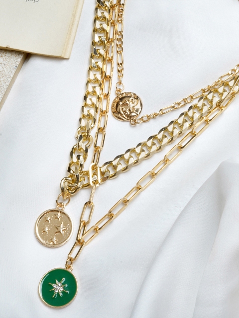 

JOKER & WITCH Gold-Toned Alloy Layered Necklace