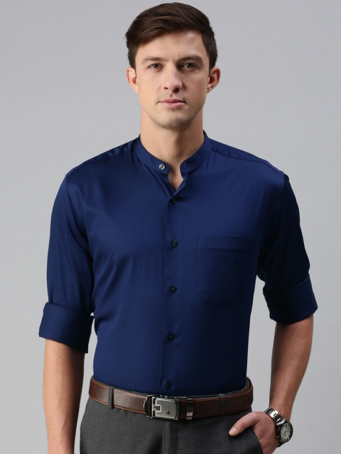 

Louis Philippe Men Blue Slim Fit Formal Shirt