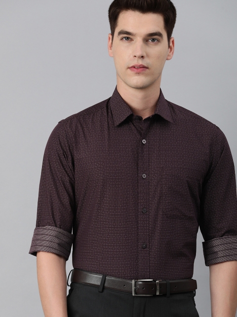 

Louis Philippe Men Purple Slim Fit Formal Shirt