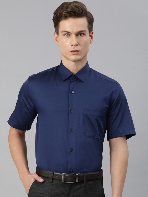 

Louis Philippe Men Blue Slim Fit Formal Shirt
