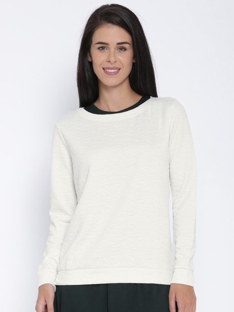 

ONLY Women Off-White Sweatshirt