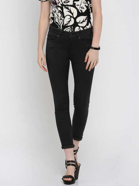 

ONLY Women Black Super Skinny Fit Stretchable Jeans