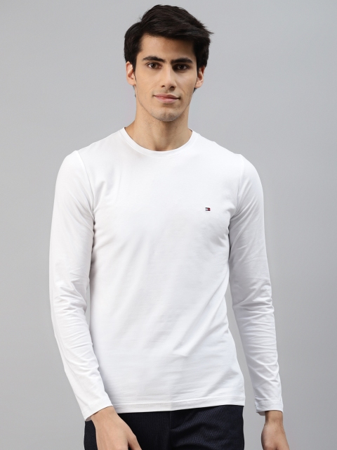 

Tommy Hilfiger Men White Slim Fit T-shirt