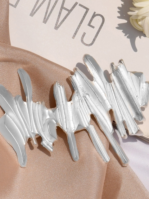 

JOKER & WITCH Women Silver-Toned French Barrette