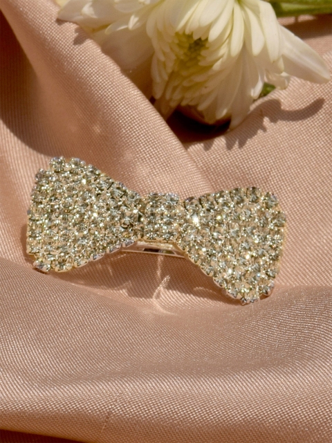 

JOKER & WITCH Women Gold-Toned & White French Barrette